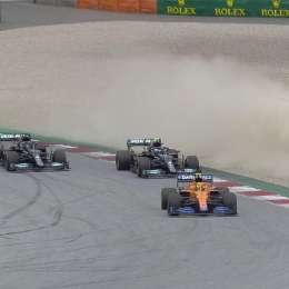 Norris tildó de “estúpido” el intento de sobrepaso de “Checo” Pérez