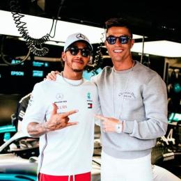 La chicana de Cristiano a Hamilton por su físico