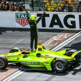 En las 500 de Indy se la llevan de verdad