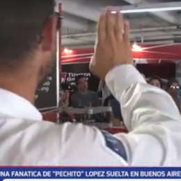Hasta las lágrimas: Una fanática muy especial de Pechito López