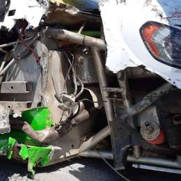 Lesión para Garriz tras el fuerte golpe en Alta Gracia