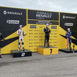 Franco Colapinto se subió de nuevo al podio en Zandvoort