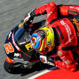 Podio de Gabriel Rodrigo en Mugello