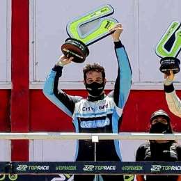 El podio del domingo para la Fiat Competizione en Rosario