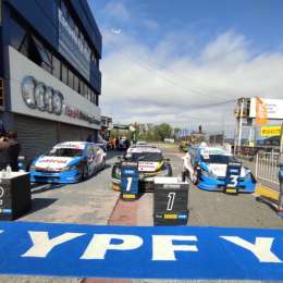 Los protagonistas del podio del TC2000