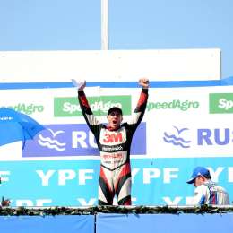 El podio del Turismo Carretera en Termas