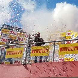 Los protagonistas del Podio