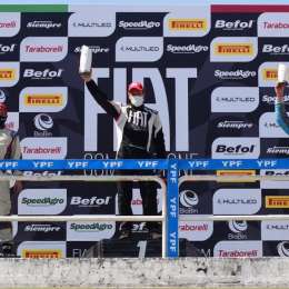 Primer triunfo de Eduardo Ribatto en la Fiat Competizione