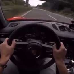 Un Porsche a 309 km/h en la ruta de Alemania