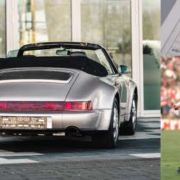 Subastan el Porsche de Maradona