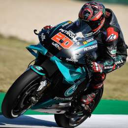 Fabio Quartararo cerró un viernes pleno de Yamaha