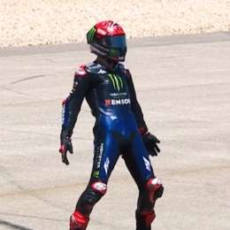 Quartararo y un festejo a lo Cristiano Ronaldo