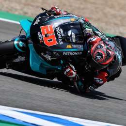 Quartararo logró la pole y el nuevo récord en Jerez de la Frontera