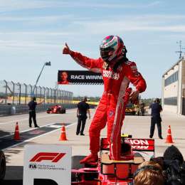 Raikkonen, qué gusto verlo ganar otra vez...