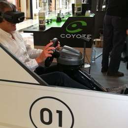 Luis Moya probó la realidad aumentada