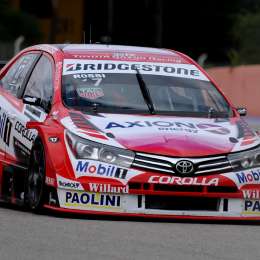 Rossi y Toyota, a gusto en Rosario