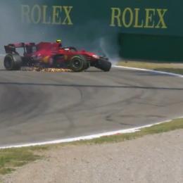 Carlos Sainz tuvo su primera prueba con Ferrari