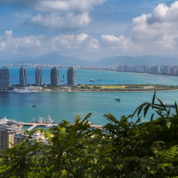 Mar, Sol y Playa para la Fórmula E en Sanya, China