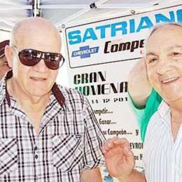 Satriano probó la sensación de manejar un simulador