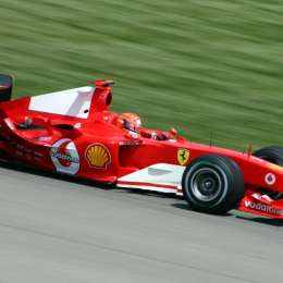 Una vuelta a bordo con Schumacher en Fiorano