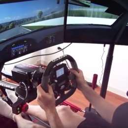 El espectacular simulador con el que entrena Canapino