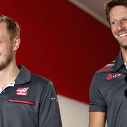 Grosjean y Magnussen probarán un auto de Nascar 