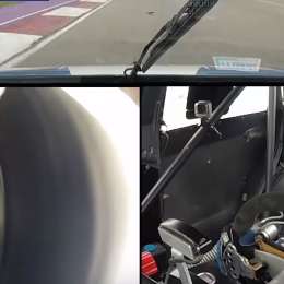 El trabajo de la suspensión en vuelta rápida