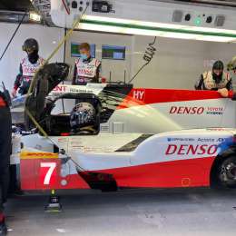 El Toyota #7 terminó séptimo en la previa a la clasificación