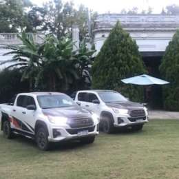 La exigente travesía rural con la Toyota Hilux