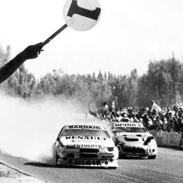 Los pilotos recordaron la hazaña de Traverso prendido fuego