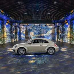 ¿Disfrutar de una muestra arte desde el interior de un auto?