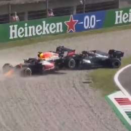 El primer cruce entre Verstappen y Hamilton luego de Silverstone