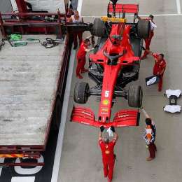 Ferrari podría cambiar el chasis de Vettel