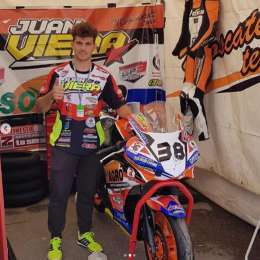 Viera regresa al argentino con moto nueva