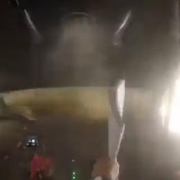 El impactante golpe de Villagra en la Vuelta de la Manzana