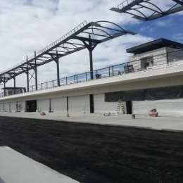 El autódromo de El Villicum, ahora hospital de campaña