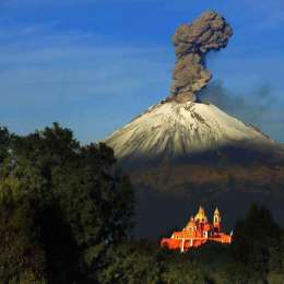 Un volcán alerta a la F1