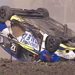 Espectacular vuelco en Olavarría