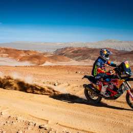 Walkner se quedó con la etapa y Price es puntero