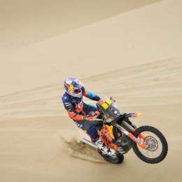 La segunda etapa de motos fue para Walkner