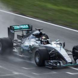 La lluvia complicó los test de Barcelona