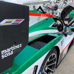 El auto de Canapino terminó sexto en el primer entrenamiento