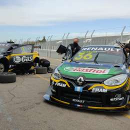 Renault arrancó su prueba con los invitados en el Cabalén