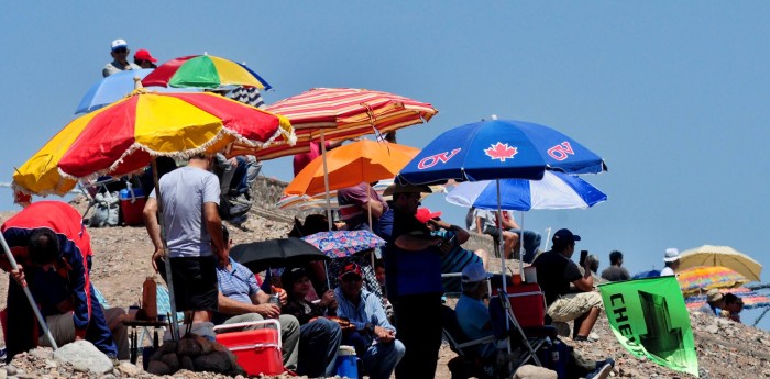 El colorido del público del TC en el Villicum