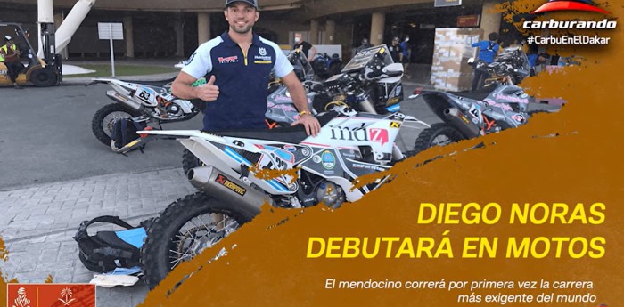 Diego Noras, una cara nueva en el Dakar