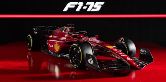 Ferrari presentó el F1-75