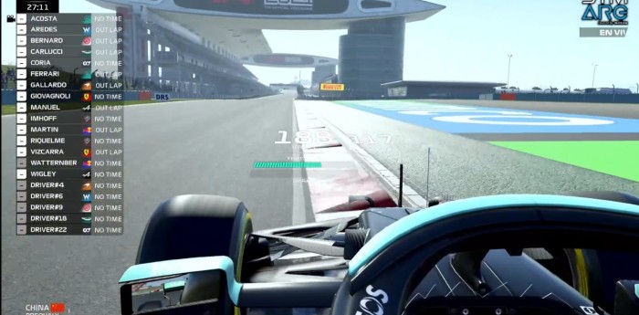 Arrancó la preclasificación de la F1 virtual