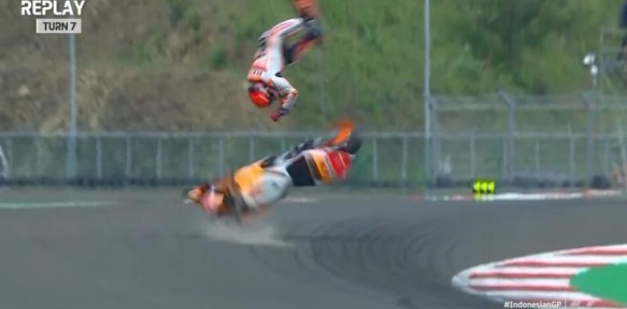 Tremendo accidente de Márquez