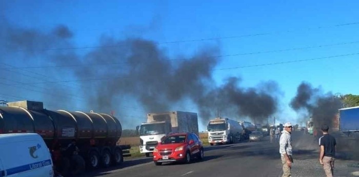 Los cortes de ruta complican a equipos del TC