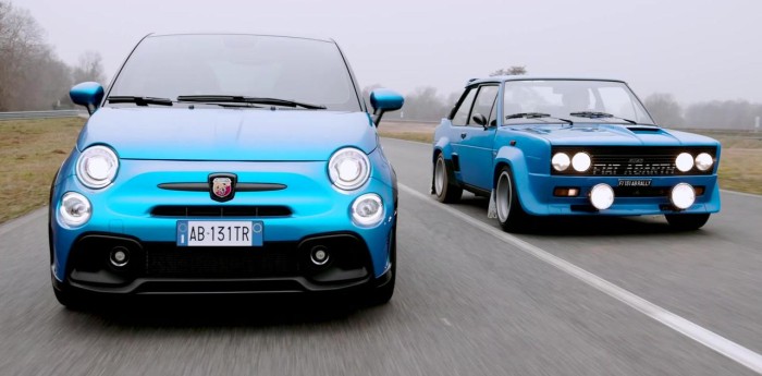 Un 500 en homenaje al mitico131 Abarth